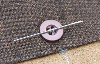 The Best Way To Sew a Button