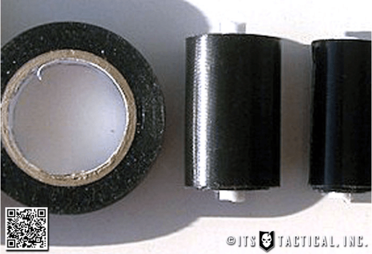 Mini duct tape roll to carry in pocket. 