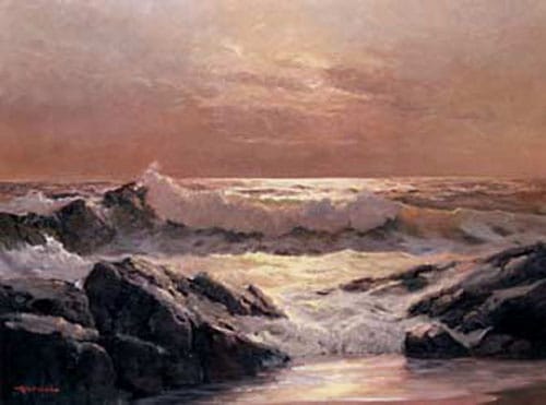 Robert Wood ocean painting.