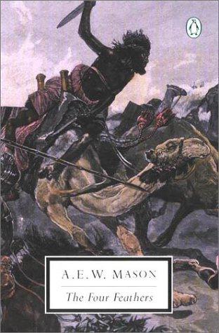 Book cover of The Four Feathers by A.E.W. Mason.