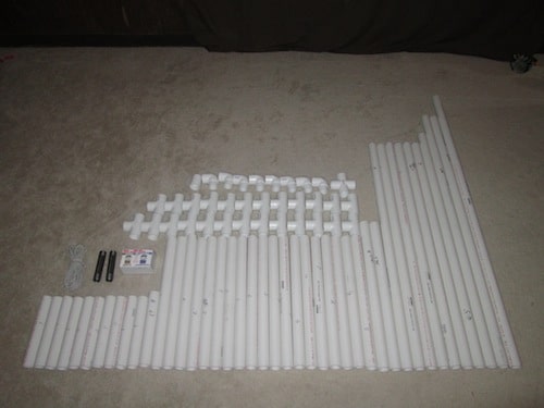 diy home gym pvc pipe materials