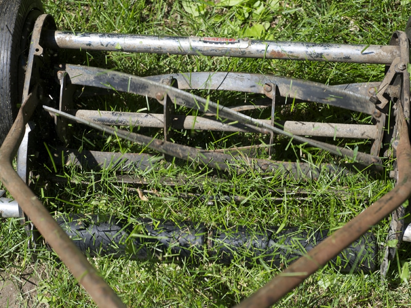 Homemade discount reel mower