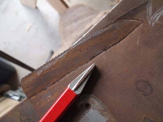 Making a Knife from an Old Chisel 