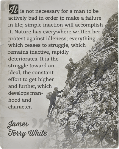 Quote about hardships and struggle of life by james jerry white. 