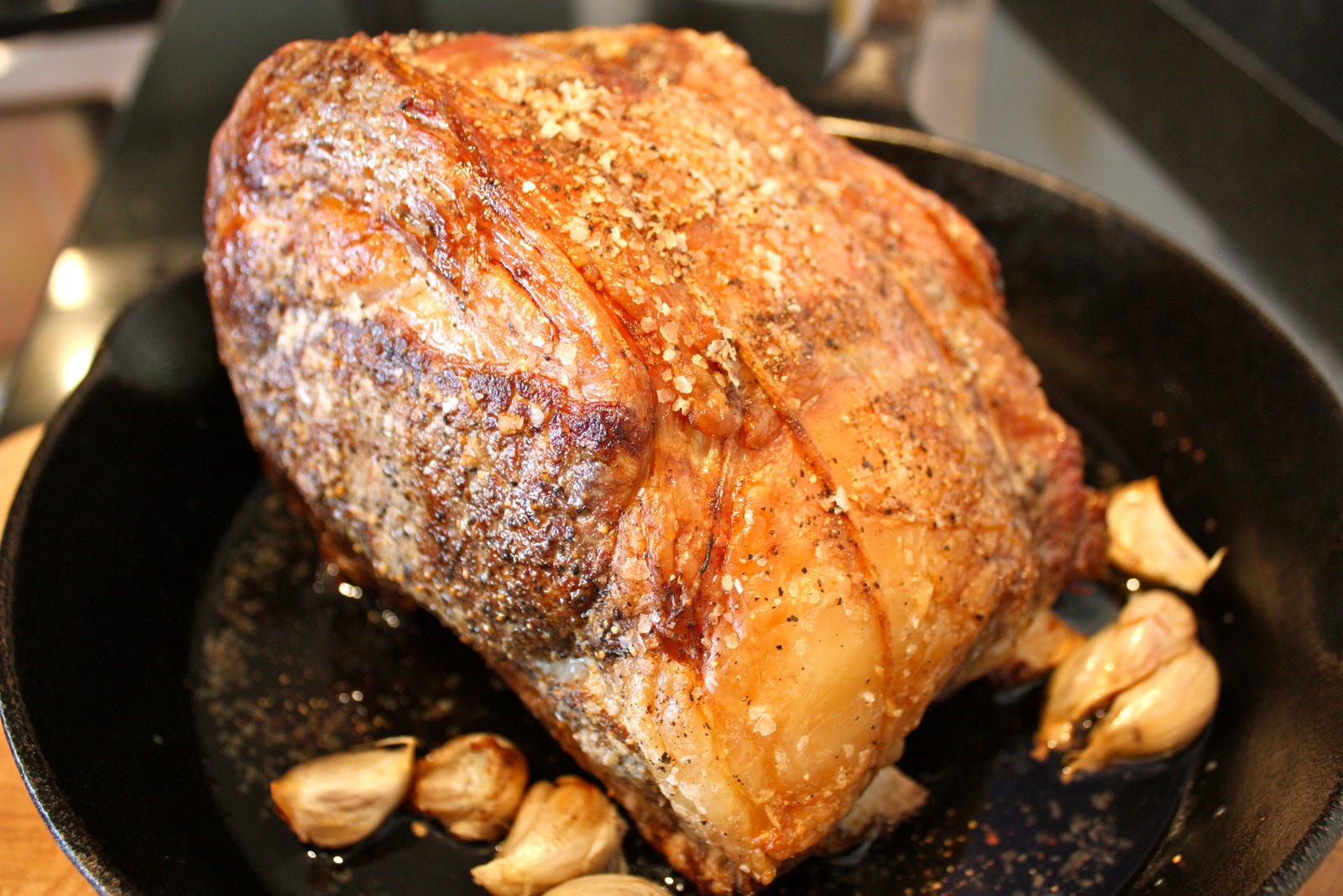 Homemade rib roast beef stock.