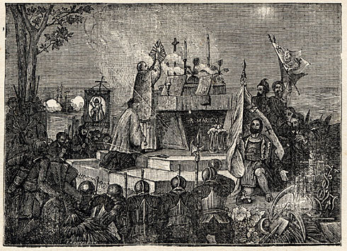 Black white illustration native american war mass.