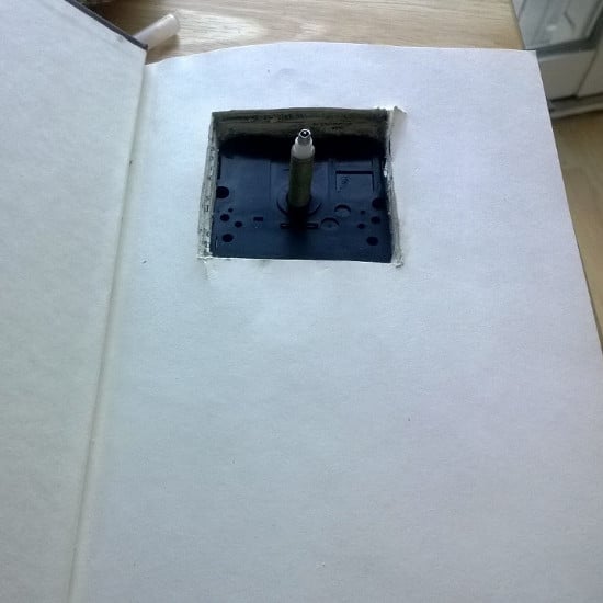 diy handmade book clock crafts for men