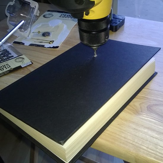 diy handmade book clock crafts for men