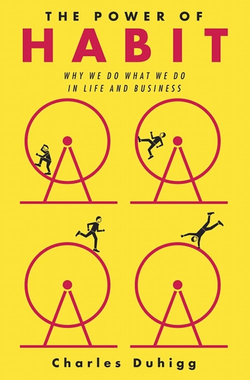 Book cover, the power of habit by Charles Duhigg.