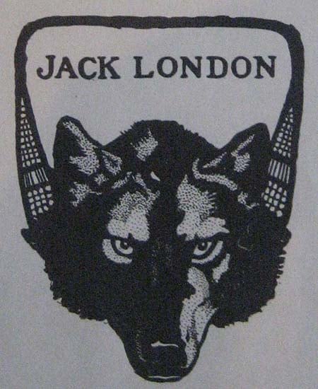 jack london wolf Bookplate ex libris