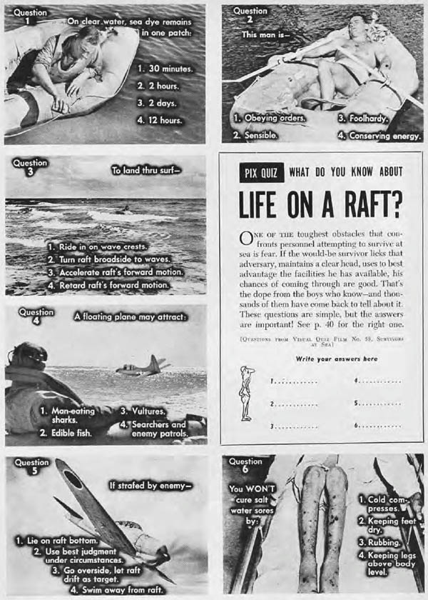 life on raft