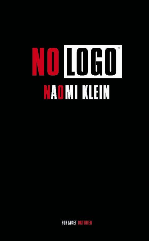 Book cover,No Logo by Naomi Klein.