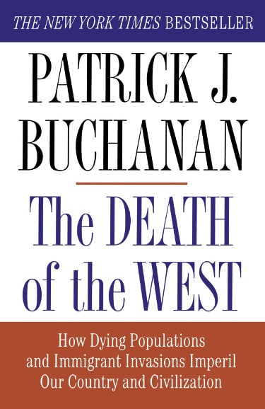 Book cover,The death of the west Patrick J. Buchanan.