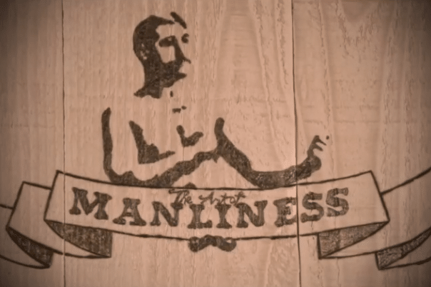 The art of manliness logo. 