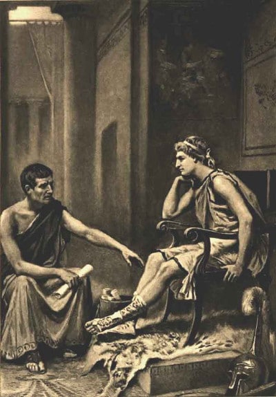 depression aristotle illustration