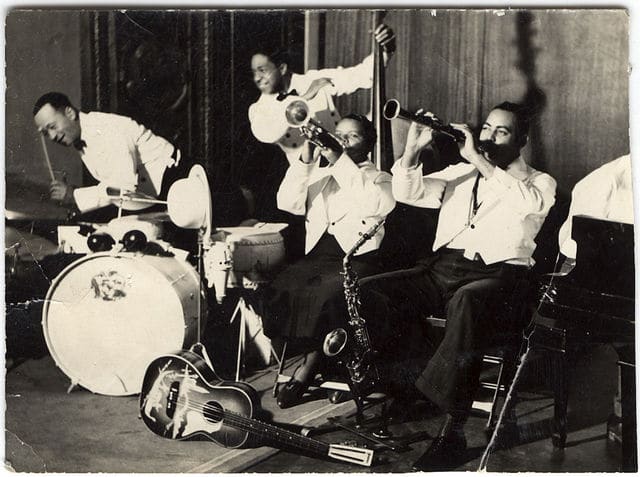 Vintage jazz group. 