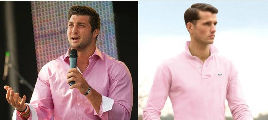 men's outfits with pink shirts