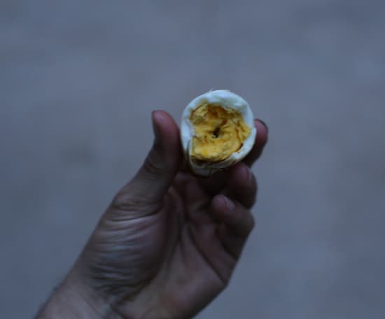 egg cooked over fire
