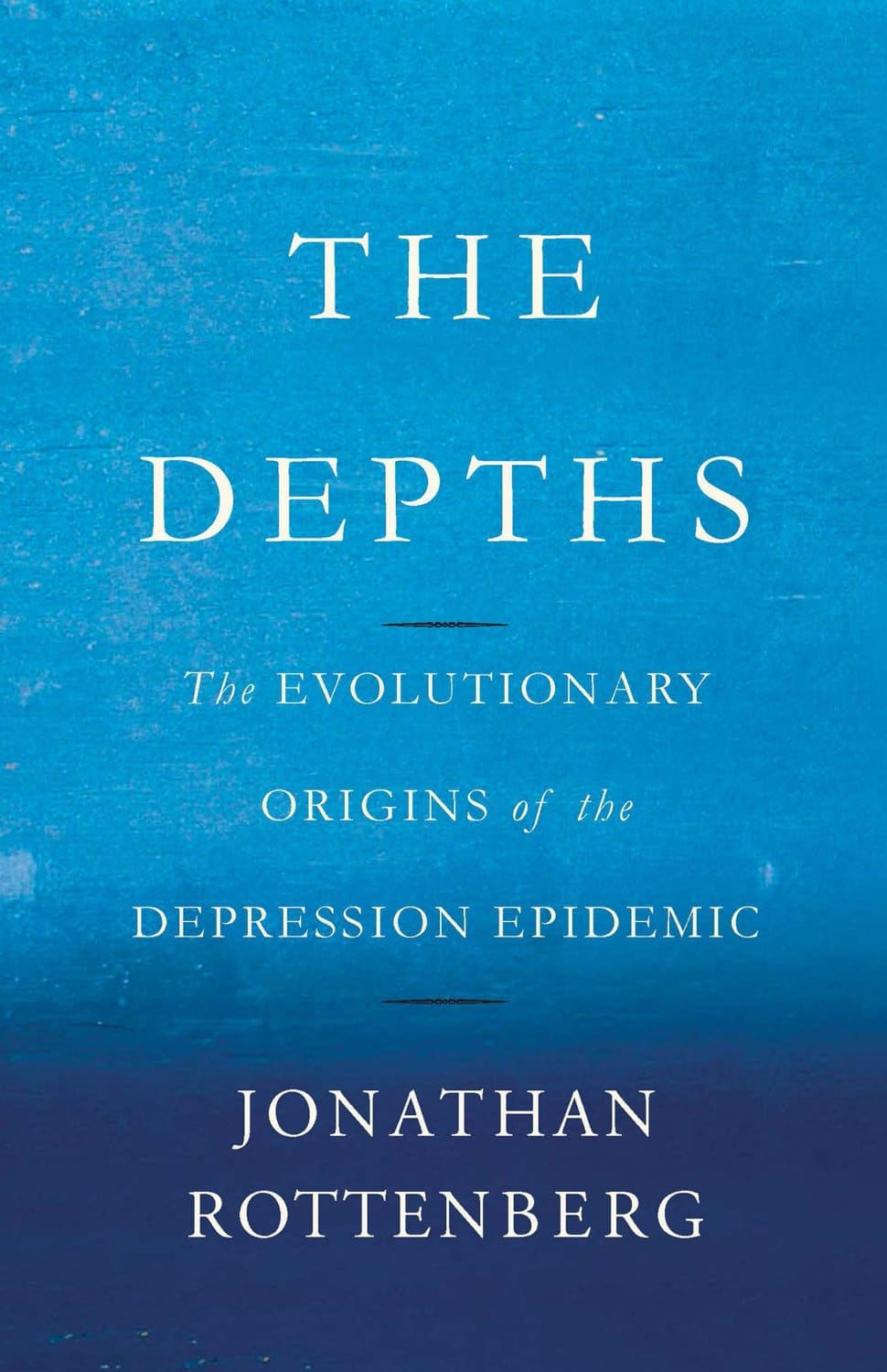 The depths, book cover by Jonathan rottenberg.