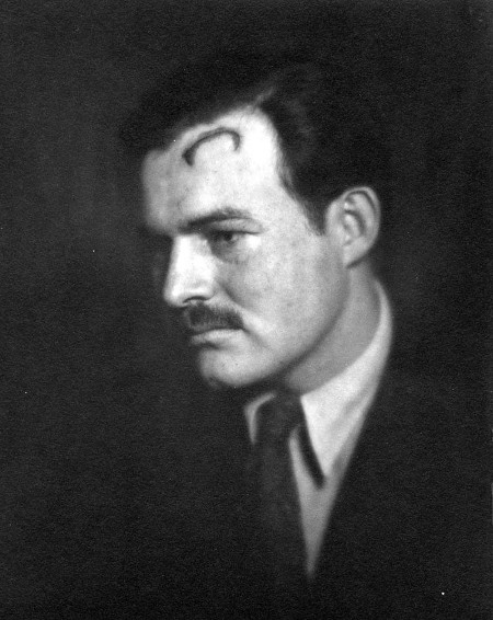 ernest hemingway scar on head