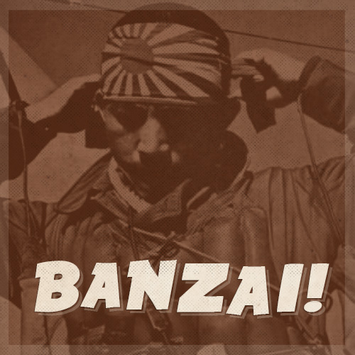 japanese banzai kamikaze cry