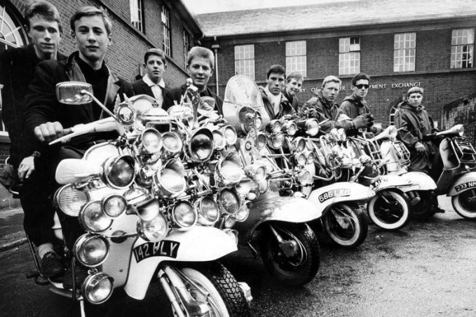 Vintage 1950s scooter england.