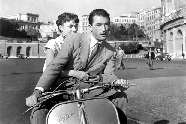 Roman Holiday scooter ride.