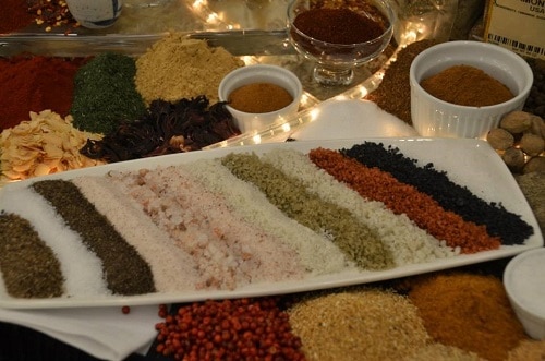Various sea salts.