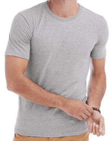 grey collar t shirt