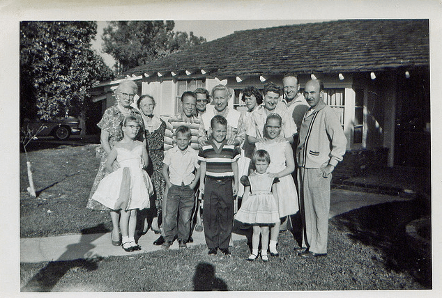 Vintage family 1940s 1950s.