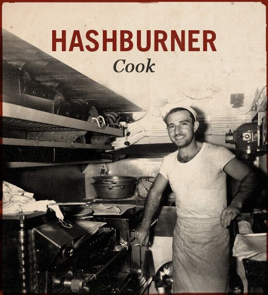 Hashburner WWII slang cook.