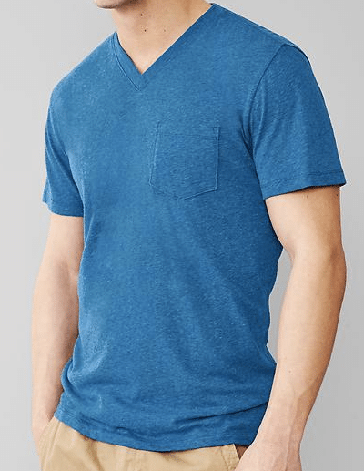 v-neck t-shirt