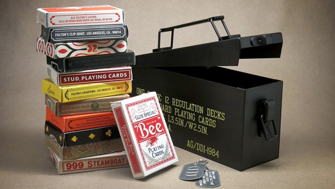 Playing cards gift set groomsmen gift.