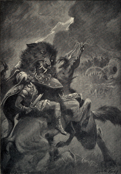 odin and fenrir