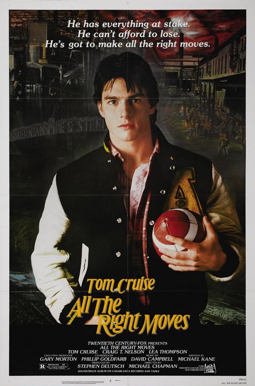 All the Right Moves poster best Football Movies.