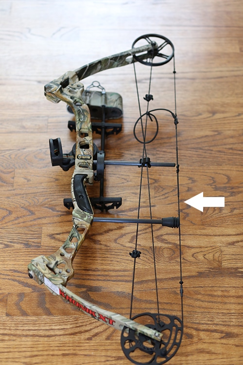 compound bow hunting bowstring parts and anatomy