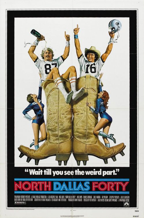 North Dallas Forty Poster Best Football movies Ever.