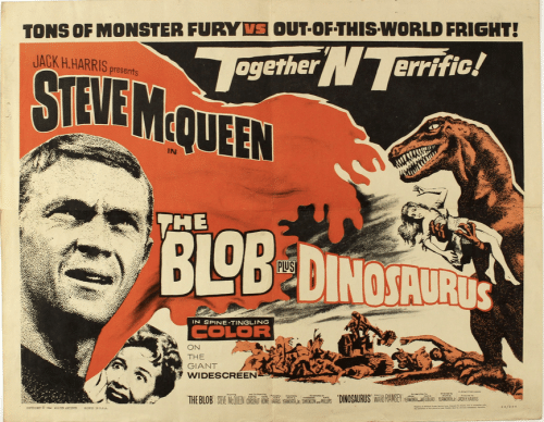steve mcqueen blob horror movie poster