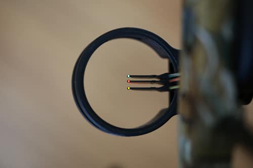 compound bow fixed pin sight parts and anatomy