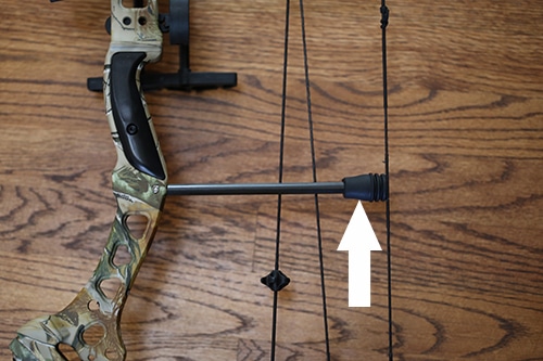 compond bow parts string vibration arrester