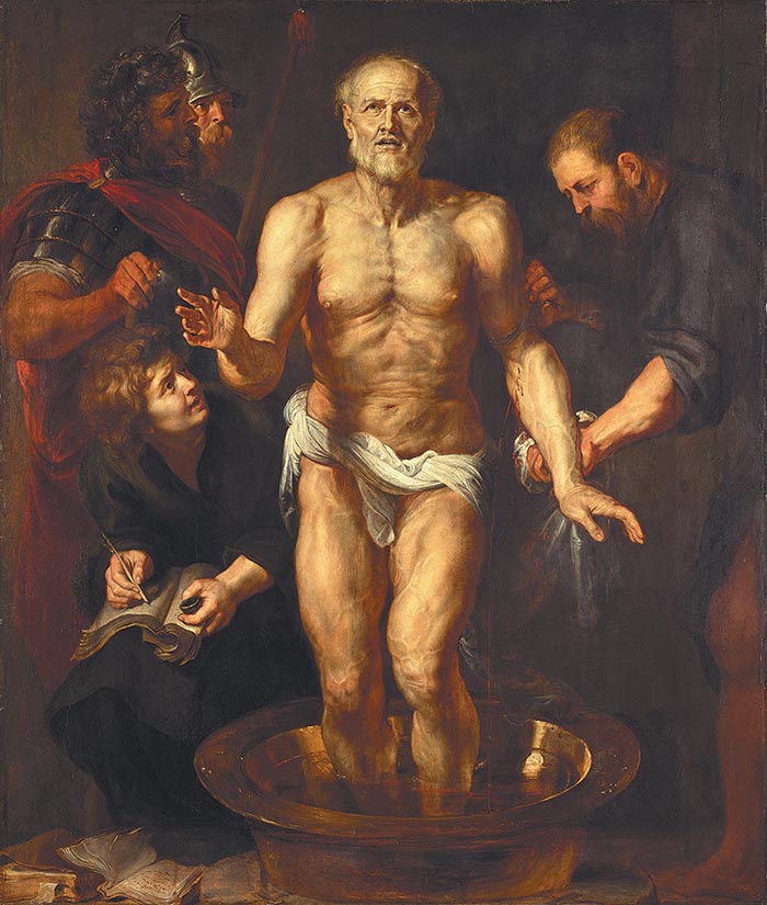 Peter Paul Rubens: The Death of Seneca, 1612–1613.