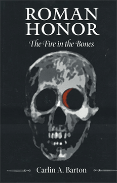 Book cover, roman honor by Carlin barton. 