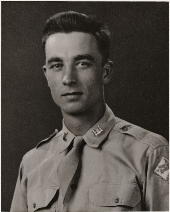 John F Williams III vintage military portrait.