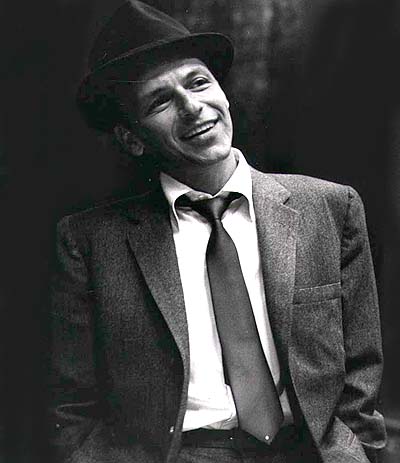 Vintage Frank Sinatra portrait.