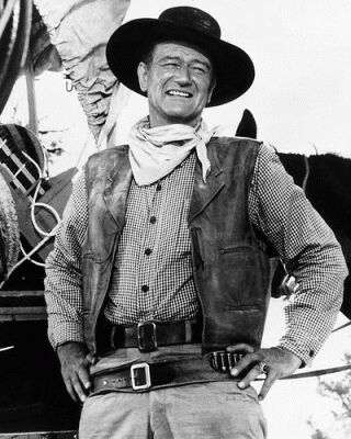 John Wayne portrait. 