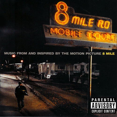 Music cover, 8 mile ad mobile court.
