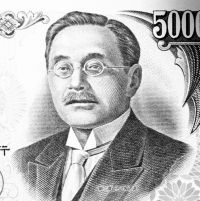 Nitobe Inazo portrait on Japanese money.