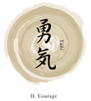 bushido code symbol for courage