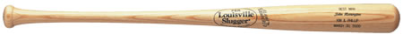 Personalized Louisville slugger baseball bat.