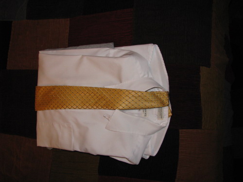 Folded men dress.